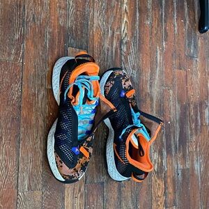 Men’s Orange and Black Athletic Shoes
